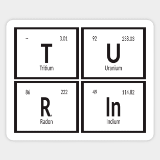 Turin Periodic Table Sticker